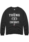 Main image for Brady Young Rally Mens Black Cincinnati Bearcats NIL Sport Icon Crew Sweatshirt