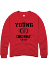 Main image for Brady Young  Rally Cincinnati Bearcats Mens Red NIL Sport Icon Long Sleeve Crew Sweatshirt