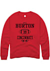 Main image for Bryce Burton Rally Mens Red Cincinnati Bearcats NIL Sport Icon Crew Sweatshirt