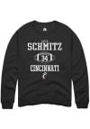 Main image for Caleb Schmitz  Rally Cincinnati Bearcats Mens Black NIL Sport Icon Long Sleeve Crew Sweatshirt