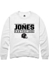 Main image for Cam Jones Rally Mens White Cincinnati Bearcats NIL Stacked Box Crew Sweatshirt