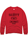 Main image for Chris Scott Rally Mens Red Cincinnati Bearcats NIL Sport Icon Crew Sweatshirt