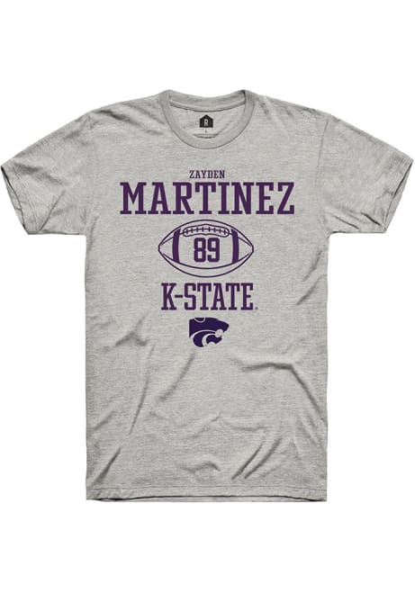 Zayden Martinez Ash K-State Wildcats NIL Sport Icon Short Sleeve T Shirt