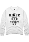 Main image for Corey Kiner  Rally Cincinnati Bearcats Mens White NIL Sport Icon Long Sleeve Crew Sweatshirt