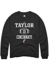 Main image for D.J. Taylor  Rally Cincinnati Bearcats Mens Black NIL Sport Icon Long Sleeve Crew Sweatshirt