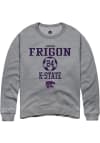 Main image for Jericho Frigon Rally Mens Graphite K-State Wildcats NIL Sport Icon Crew Sweatshirt
