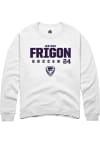 Main image for Jericho Frigon Rally Mens White K-State Wildcats NIL Stacked Box Crew Sweatshirt
