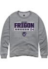 Main image for Jericho Frigon Rally Mens Graphite K-State Wildcats NIL Stacked Box Crew Sweatshirt