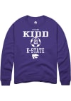 Main image for Juliann Kidd Rally Mens Purple K-State Wildcats NIL Sport Icon Crew Sweatshirt