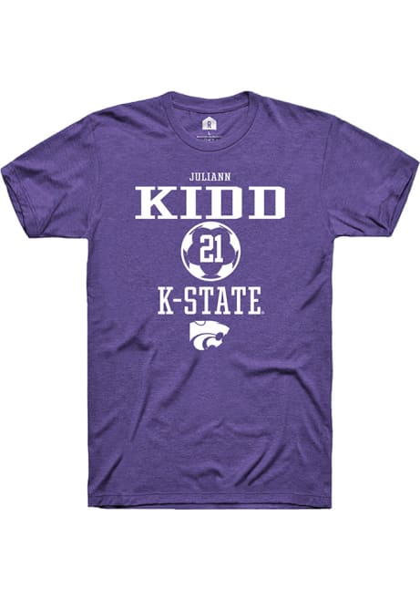 Juliann Kidd Purple K-State Wildcats NIL Sport Icon Short Sleeve T Shirt