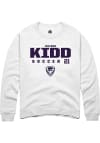 Main image for Juliann Kidd Rally Mens White K-State Wildcats NIL Stacked Box Crew Sweatshirt
