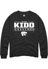 Main image for Juliann Kidd Rally Mens Black K-State Wildcats NIL Stacked Box Crew Sweatshirt