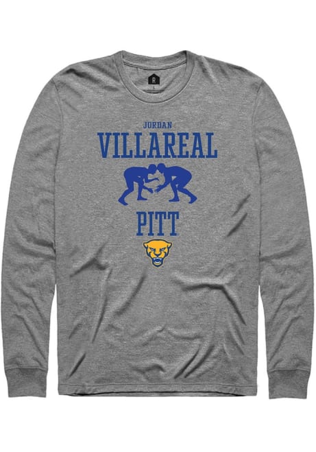 Jordan Villareal Rally Mens Graphite Pitt Panthers NIL Sport Icon Tee