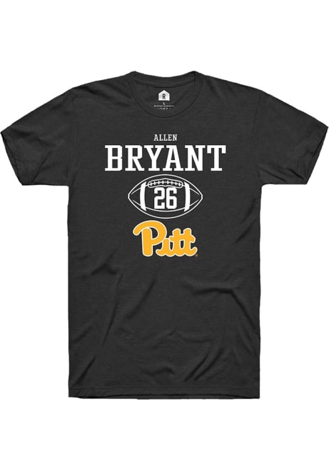 Allen Bryant Black Pitt Panthers NIL Sport Icon Short Sleeve T Shirt