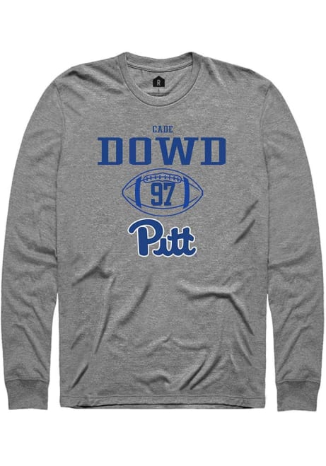 Cade Dowd Rally Mens Graphite Pitt Panthers NIL Sport Icon Tee