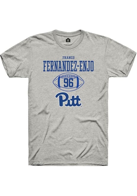 Franco Fernandez-Enjo Ash Pitt Panthers NIL Sport Icon Design Short Sleeve T Shirt