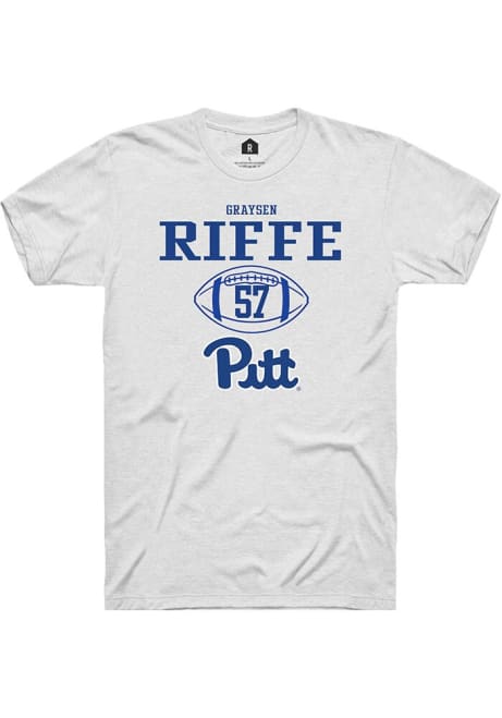 Graysen Riffe White Pitt Panthers NIL Sport Icon Short Sleeve T Shirt