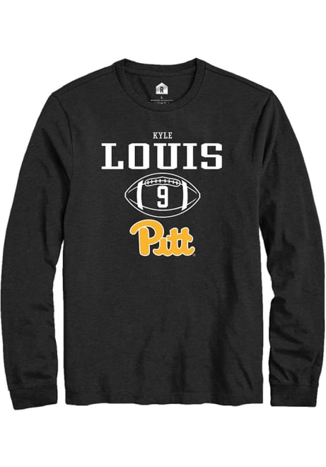 Kyle Louis Rally Mens Black Pitt Panthers NIL Sport Icon Tee