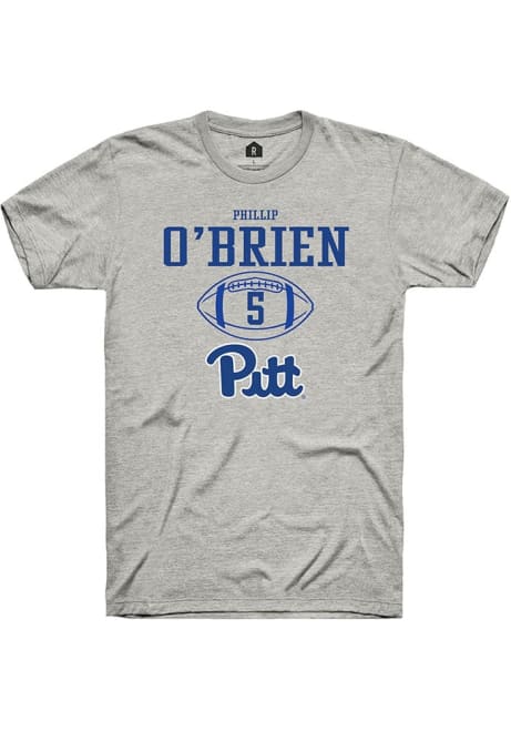 Phillip O'Brien Ash Pitt Panthers NIL Sport Icon Short Sleeve T Shirt