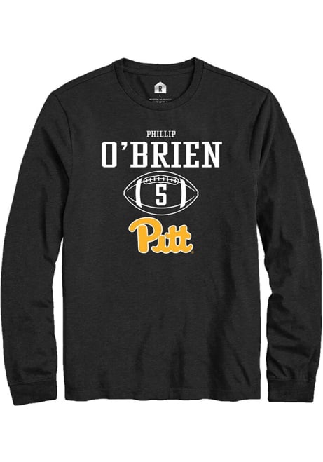 Phillip O'Brien Rally Mens Black Pitt Panthers NIL Sport Icon Tee