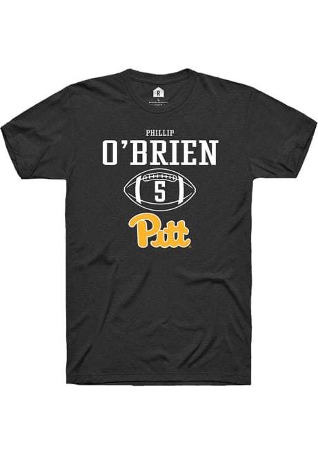 Phillip O'Brien Black Pitt Panthers NIL Sport Icon Short Sleeve T Shirt