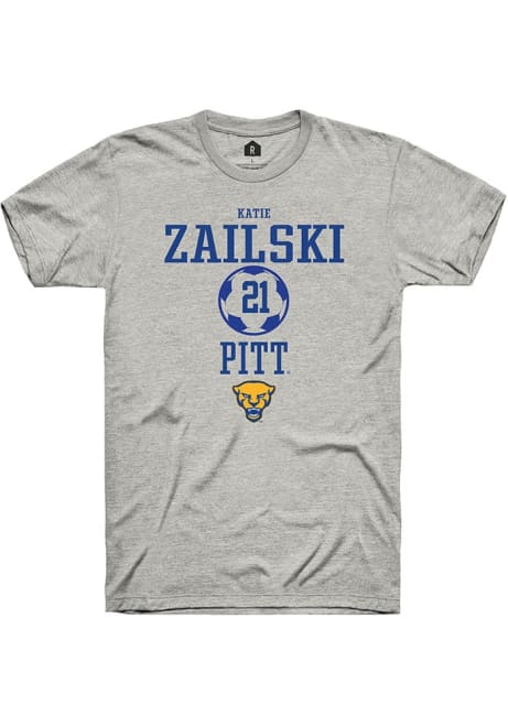 Katie Zailski Ash Pitt Panthers NIL Sport Icon Short Sleeve T Shirt