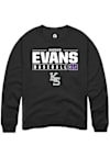 Main image for Andrew Evans Rally Mens Black K-State Wildcats NIL Stacked Box Crew Sweatshirt