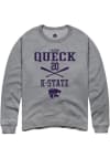 Main image for Carson Queck Rally Mens Graphite K-State Wildcats NIL Sport Icon Crew Sweatshirt