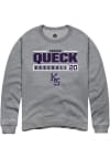Main image for Carson Queck Rally Mens Graphite K-State Wildcats NIL Stacked Box Crew Sweatshirt