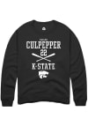 Main image for Kaelen Culpepper Rally Mens Black K-State Wildcats NIL Sport Icon Crew Sweatshirt