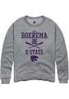 Main image for Owen Boerema Rally Mens Graphite K-State Wildcats NIL Sport Icon Crew Sweatshirt