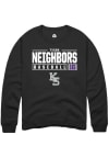 Main image for Tyson Neighbors Rally Mens Black K-State Wildcats NIL Stacked Box Crew Sweatshirt