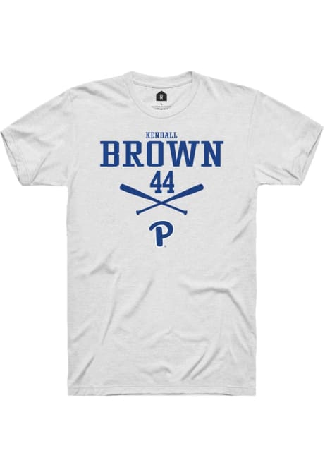 Kendall Brown White Pitt Panthers NIL Sport Icon Short Sleeve T Shirt