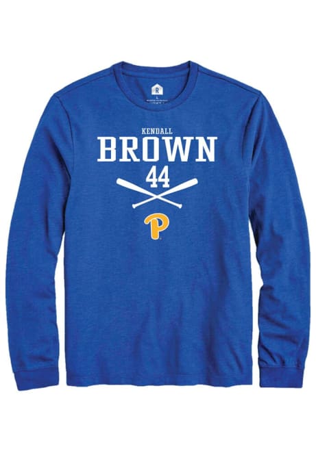 Kendall Brown Rally Mens Blue Pitt Panthers NIL Sport Icon Tee