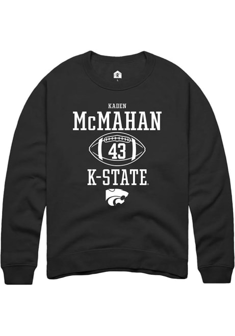 Kaden McMahan Rally Mens  K-State Wildcats NIL Sport Icon Crew Sweatshirt