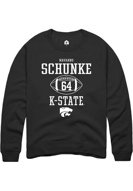 Navarro Schunke Rally Mens  K-State Wildcats NIL Sport Icon Crew Sweatshirt