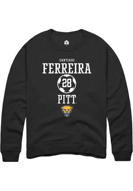 Santiago Ferreira Rally Mens  Pitt Panthers NIL Sport Icon Crew Sweatshirt