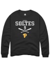 Main image for Sandra Soltes  Rally Pitt Panthers Mens Black NIL Sport Icon Long Sleeve Crew Sweatshirt