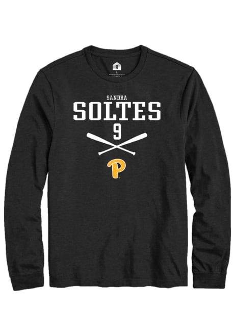 Sandra Soltes Rally Mens Black Pitt Panthers NIL Sport Icon Tee