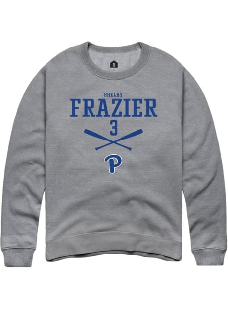 Shelby Frazier Rally Mens Graphite Pitt Panthers NIL Sport Icon Crew Sweatshirt