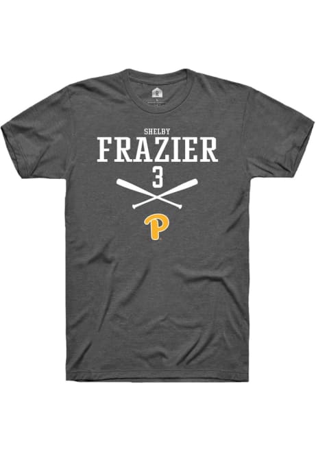 Shelby Frazier Dark Grey Pitt Panthers NIL Sport Icon Short Sleeve T Shirt