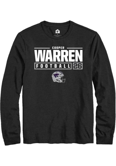 Cooper Warren Rally Mens  K-State Wildcats NIL Stacked Box Tee