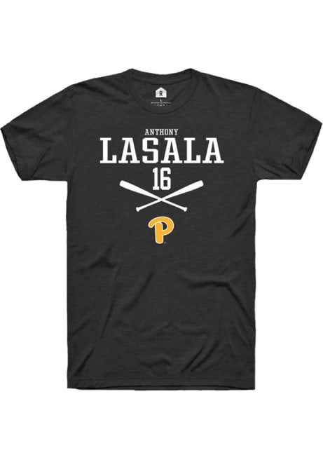 Anthony LaSala Black Pitt Panthers NIL Sport Icon Short Sleeve T Shirt