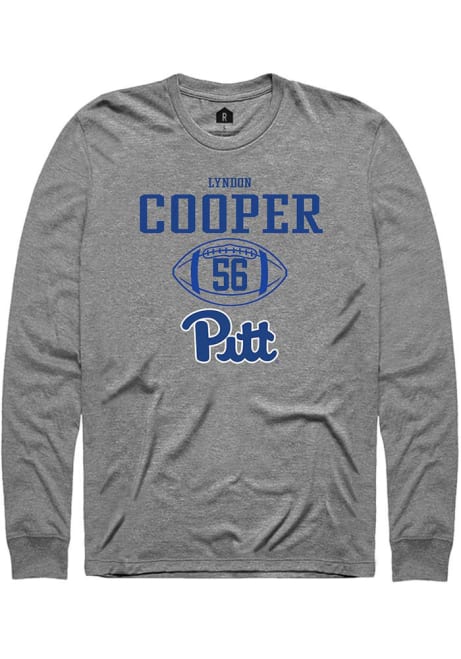 Lyndon Cooper Rally Mens Graphite Pitt Panthers NIL Sport Icon Tee