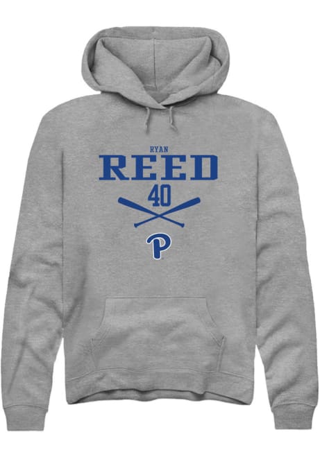 Ryan Reed Rally Mens Graphite Pitt Panthers NIL Sport Icon Hooded Sweatshirt