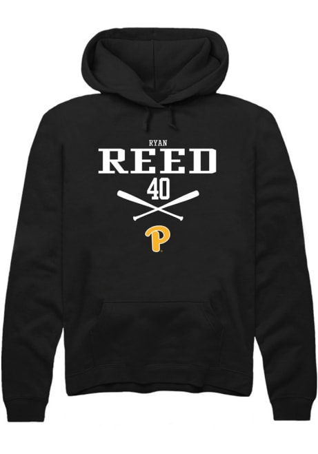 Ryan Reed Rally Mens Black Pitt Panthers NIL Sport Icon Hooded Sweatshirt