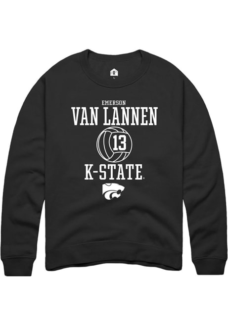 Emerson Van Lannen Rally Mens  K-State Wildcats NIL Sport Icon Crew Sweatshirt