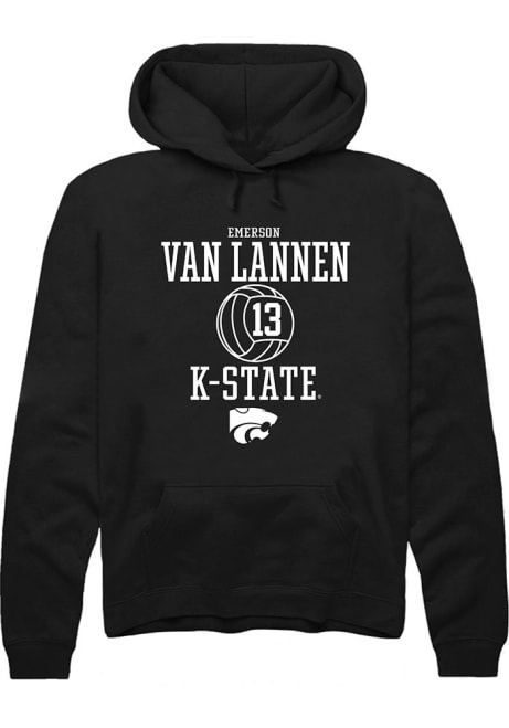 Emerson Van Lannen Rally Mens  K-State Wildcats NIL Sport Icon Hooded Sweatshirt