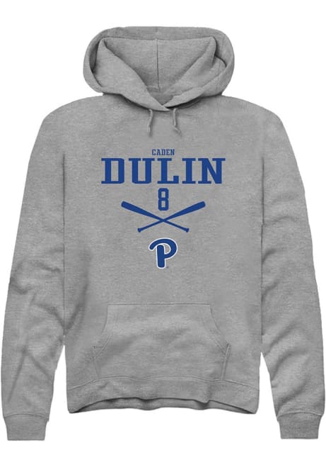 Caden Dulin Rally Mens Graphite Pitt Panthers NIL Sport Icon Hooded Sweatshirt