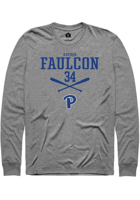 Kayden Faulcon Rally Mens Graphite Pitt Panthers NIL Sport Icon Tee